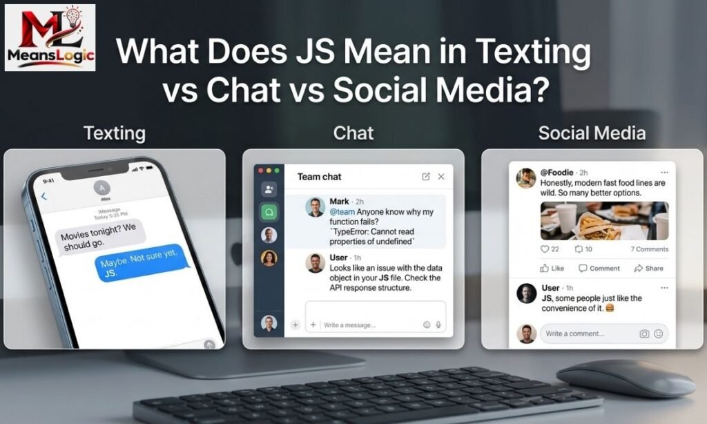 What Does JS Mean in Texting vs Chat vs Social Media