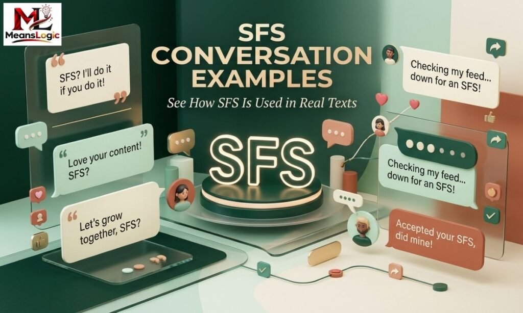Examples of SFS in Conversations