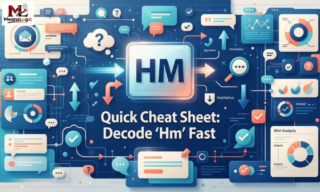 Quick Cheat Sheet Decode “Hm” Fast