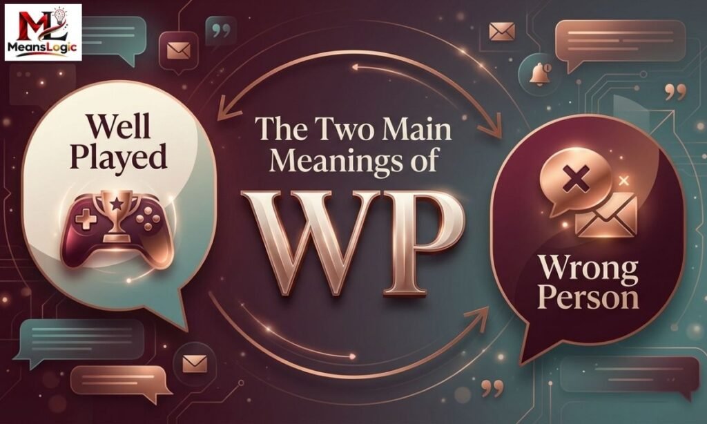 The Two Main Meanings of WP