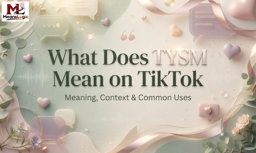 What Does TYSM Mean on TikTok