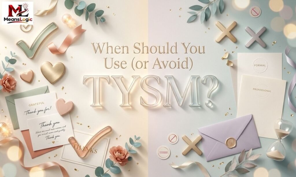 When Should You Use (or Avoid) TYSM