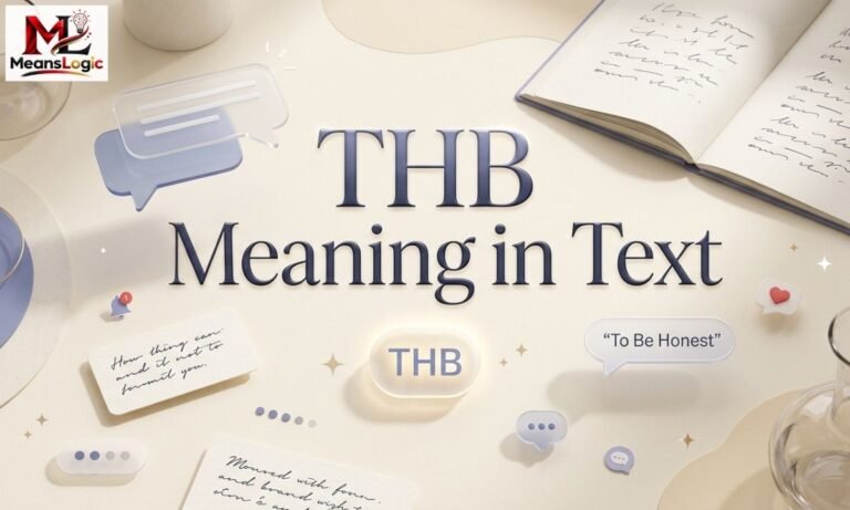 THB Meaning in Text What “THB” Really Means in Messages, Social Media, and Online Chats